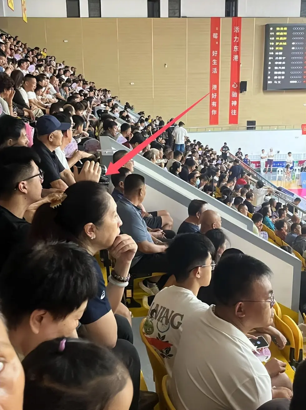 台观战